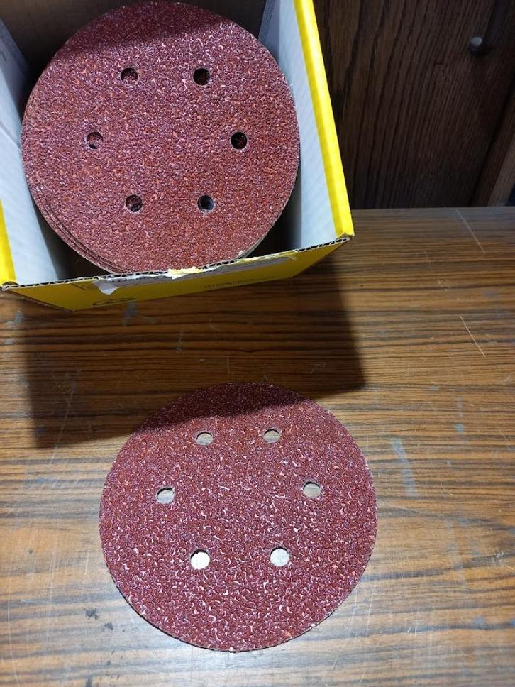 42 stuks schuurschijven Klingspor dia 150 mm met klittenband, Doe-het-zelf en Bouw, Gereedschap | Schuurmachines, Nieuw, Excentrische schuurmachine