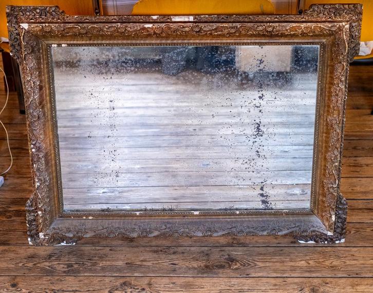 zeer oude Spiegel, Huis en Inrichting, Woonaccessoires | Spiegels, Ophalen