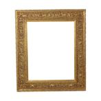 Klassieke Oude Houten Barok Rococo Stijl Lijst Goud 69x59cm, Gebruikt, 50 tot 75 cm, Ophalen of Verzenden, Nvt