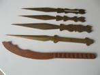 Vintage lot van 5 briefopeners art deco perfecte staat, Ophalen of Verzenden
