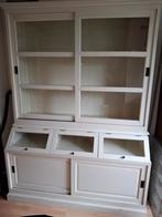 Buffetkast met glazen schuifdeuren - Twee delen, Huis en Inrichting, Kasten | Buffetkasten, Ophalen