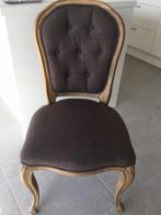 Franse eik stoelen met stof, Antiek en Kunst, Ophalen