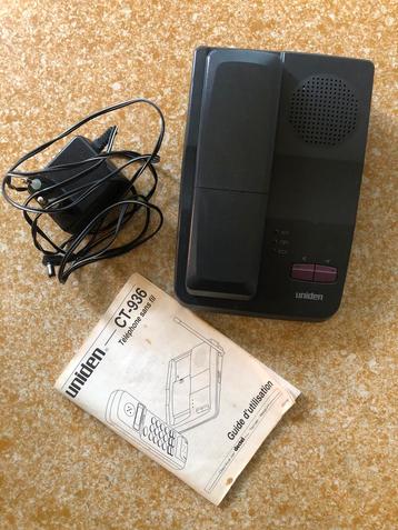 Téléphone sans fil Uniden - vintage, Enlèvement, Utilisé