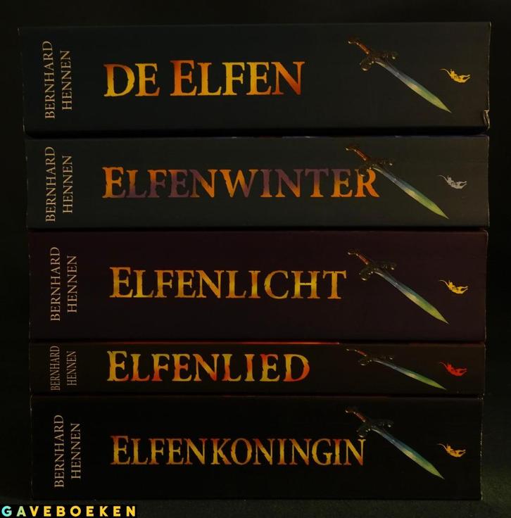 De Elfen - Bernhard Hennen - Luitingh Sijthoff 5x Paperback, Boeken, Fantasy, Gelezen, Ophalen of Verzenden