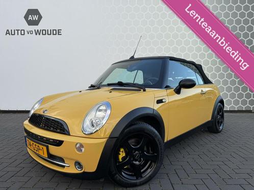 Mini Cabrio 1.6 One Pepper Cabrio 81000km lage km NAP!, Auto's, Mini, Te koop, Cabrio, ABS, Airbags, Alarm, Boordcomputer, Centrale vergrendeling