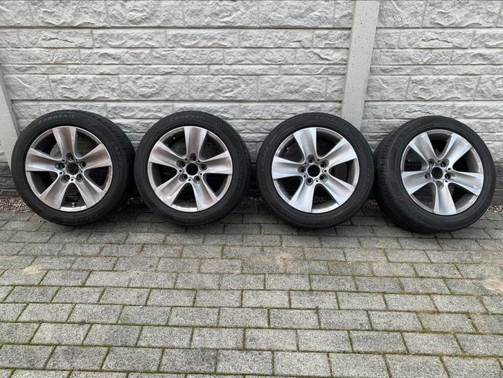BMW velgen met banden, Auto-onderdelen, Banden en Velgen, Banden en Velgen, Zomerbanden, 17 inch, 225 mm, Personenwagen, Gebruikt