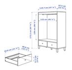 Splinternieuwe Ikea kast in ongeopende doos, Ophalen, 100 tot 150 cm, Nieuw, Met hangruimte