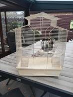Mooie vogelkooi zie foto's, Enlèvement, Comme neuf, Métal, Cage à oiseaux