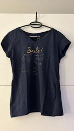 Lola & Liza donkerblauwe T-shirt met cameraprint, Kleding | Dames, T-shirts, Ophalen of Verzenden, Zo goed als nieuw, Korte mouw