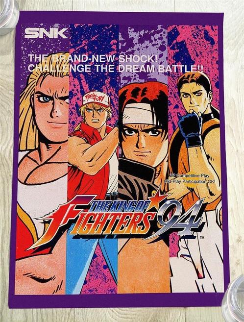 the KING OF FIGHTERS KOF '94 NEO GEO Poster, Verzamelen, Posters, Nieuw, Verzenden