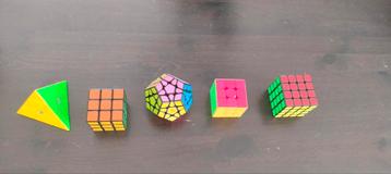 5 rubikscube's beschikbaar voor biedingen