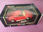 Burago Ferrari testarossa 1984 schaal 1/18, Ophalen, Zo goed als nieuw, Burago