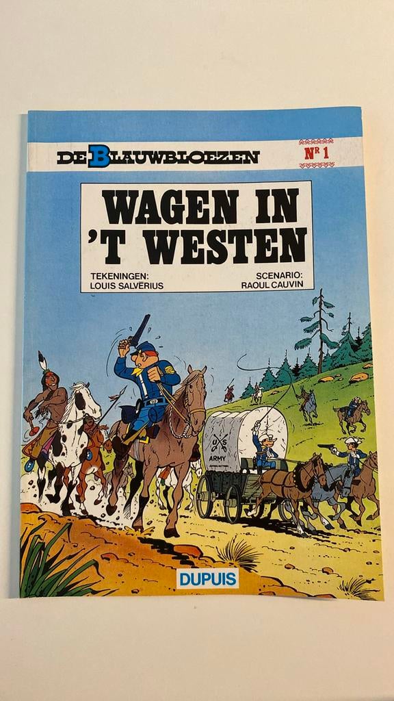 De blauwbloezen: De wagen in ‘t westen, Ophalen of Verzenden, Zo goed als nieuw