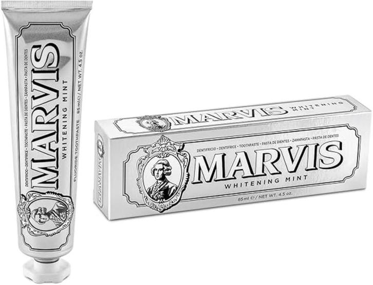 MARVIS Tandpasta Whitening Mint 85ml GRATIS LEVERING, Handtassen en Accessoires, Uiterlijk | Mondverzorging, Nieuw, Tandpasta