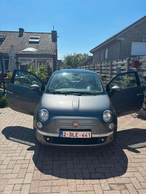 Fiat 500, Auto's, Fiat, Particulier, Benzine, 3 deurs, Handgeschakeld, Zilver of Grijs, Stof, Ophalen
