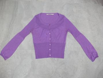 Paars truitje / gilet maat Medium *Avalanche* Hele g. staat  beschikbaar voor biedingen
