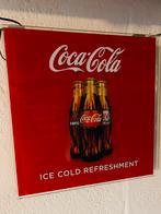 Glazen reclame voor Coca-Vola, Verzamelen, Ophalen, Zo goed als nieuw