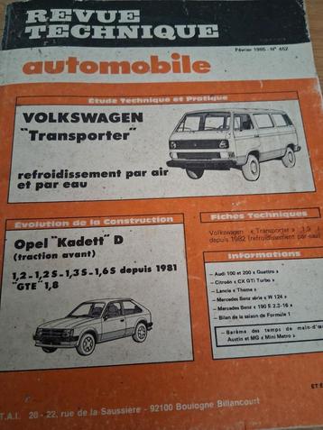 Volkswagen Transporter - revue technique 1985, Enlèvement ou Envoi