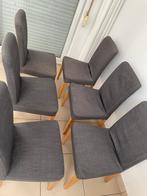 6 eetkamer stoelen, Gris, Enlèvement, Tissus, Cinq, Six Chaises ou plus