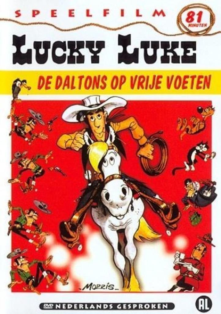 Lucky Luke - De Daltons op vrije voeten, Cd's en Dvd's, Dvd's | Tekenfilms en Animatie, Tekenfilm, Alle leeftijden, Ophalen of Verzenden