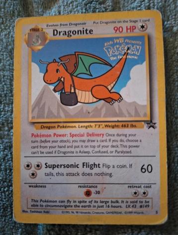 Dragonite The First Movie Promo Pokémonkaart beschikbaar voor biedingen