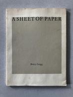 Rémy Zaugg - A sheet of paper, Ophalen