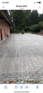 25x6m klinkers zo goed als nieuw, Tuin en Terras, Tegels en Klinkers, Ophalen