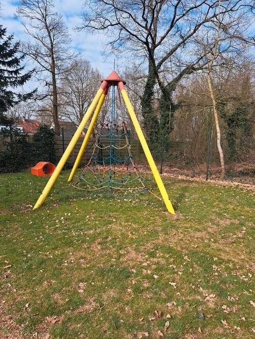 Metalen spinneweb, Kinderen en Baby's, Speelgoed | Buiten | Speeltoestellen, Zo goed als nieuw, Ophalen