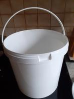 Emmers van 10L inhoud met hengel (5), Ophalen, Gebruikt, Kunststof, Met deksel