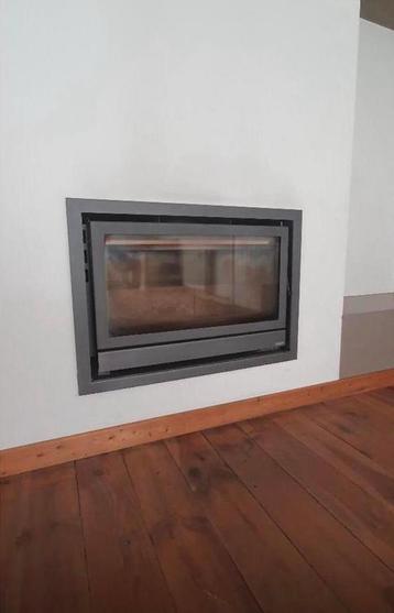 Inbouw houtcassette Saey – met ventilatiesysteem, Huis en Inrichting, Haarden, Ophalen, Gebruikt, Inbouwhaard, Houthaard