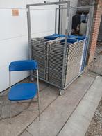 Klapstoelen in transportkar, Ophalen