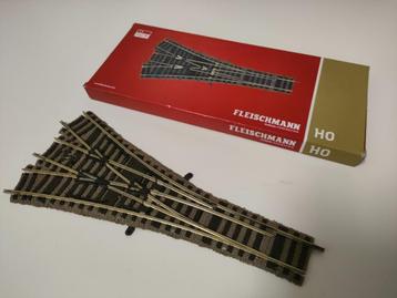 Fleischmann driewegwissel, Enlèvement ou Envoi, Comme neuf, Rails, Fleischmann
