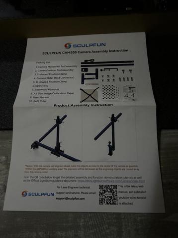 SCULPFUN CAM500, Enlèvement ou Envoi, Neuf