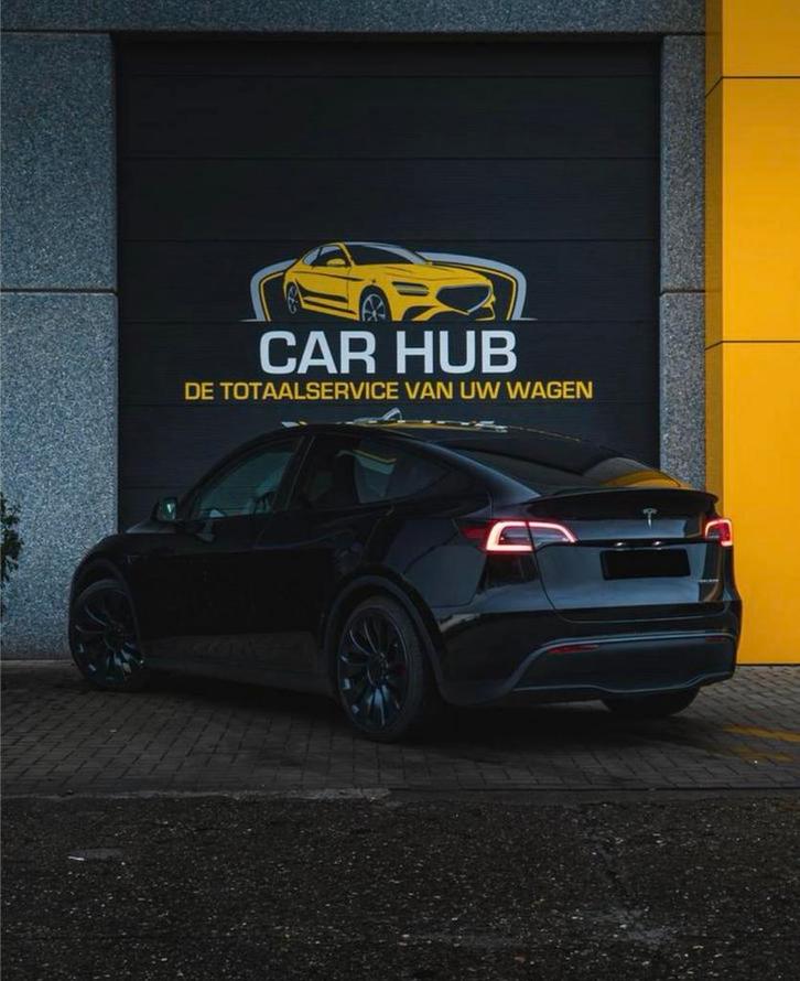 TESLA MODEL Y 2024 - BTW WAGEN, Auto's, Tesla, Bedrijf, Te koop, Model Y, Panoramadak, Elektrisch, Euro 6, SUV of Terreinwagen