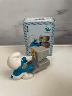 Smurf met computer, Verzamelen, Smurfen, Ophalen of Verzenden, Nieuw, Poppetje, Figuurtje of Knuffel