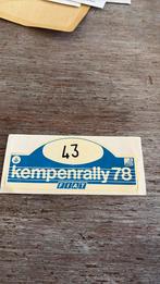 Kempenrally ‘78, Ophalen of Verzenden, Zo goed als nieuw