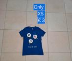 T-shirt Only XS, Blauw, Zo goed als nieuw, Korte mouw, Maat 34 (XS) of kleiner