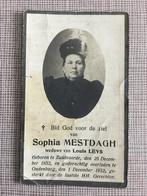 Sophia Mestdagh Zandvoorde 1852 +Oudenburg 1932 ( L.Leys), Verzamelen, Bidprentjes en Rouwkaarten, Ophalen of Verzenden, Bidprentje
