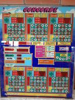 retro vitrine glazen bingo, Verzamelen, Automaten | Gokkasten en Fruitautomaten, Ophalen, Gebruikt