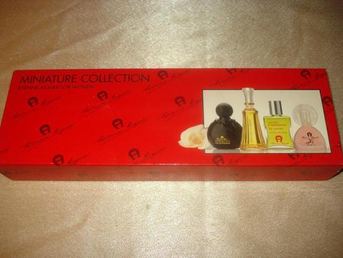 ETIENNE AIGNER For Women Coffret de 4 Miniatures Neuves, Verzamelen, Parfumverzamelingen, Zo goed als nieuw, Miniatuur, Gevuld