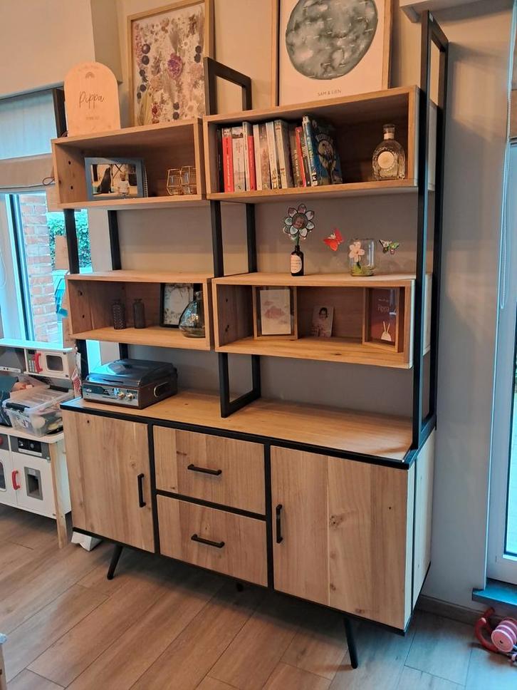 Xooon kinna Dressoir+rek+ salontafel op wielen + tv-meubel, Huis en Inrichting, Kasten | Boekenkasten, Zo goed als nieuw, Met lade(s)