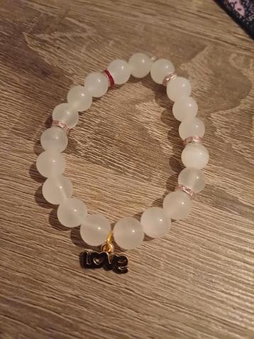 Bracelet calcite rose  beschikbaar voor biedingen
