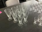 Set kristallen glazen, Ophalen, Gebruikt, Borrel- of Shotglas