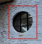 rond raam, Doe-het-zelf en Bouw, Glas en Ramen, Ophalen, Zo goed als nieuw