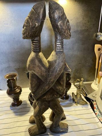Nkisi Power Figure (Janus) - Songye - DR Congo 67cm beschikbaar voor biedingen