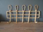Rotan kapstok 5-haken, Huis en Inrichting, Woonaccessoires | Kapstokken, Ophalen of Verzenden, Zo goed als nieuw, Wandkapstok