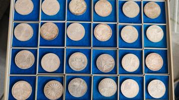 Germany,36 stuks 10 Mark zilver 1972-1990,XF-AU.. beschikbaar voor biedingen