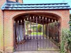 Grille en fer forgé (barrière, portail), Tuin en Terras, Tuinpoorten, Ophalen, Gebruikt, 200 cm of meer, IJzer