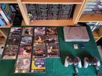 Playstation 1 + 14 Games!, Ophalen of Verzenden, Zo goed als nieuw, Met 2 controllers, Met games