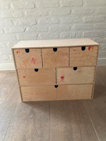 Mini commode à tiroirs IKEA, Enlèvement, Utilisé